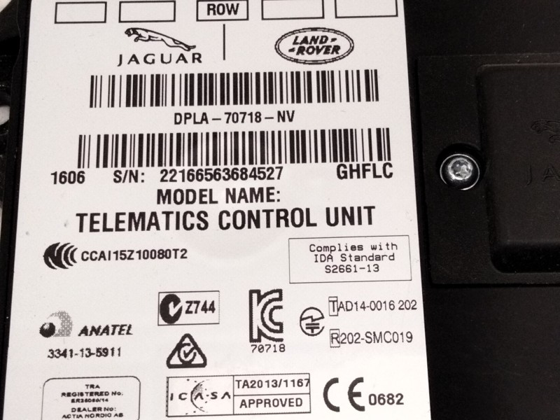 Recambio de modulo electronico para land rover discovery sport (l550) 2.0 d referencia OEM IAM DPLA70718NV  