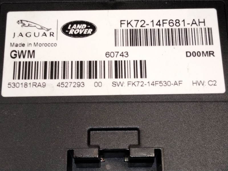 Recambio de modulo electronico para land rover discovery sport (l550) 2.0 d referencia OEM IAM FK7214F681AH  
