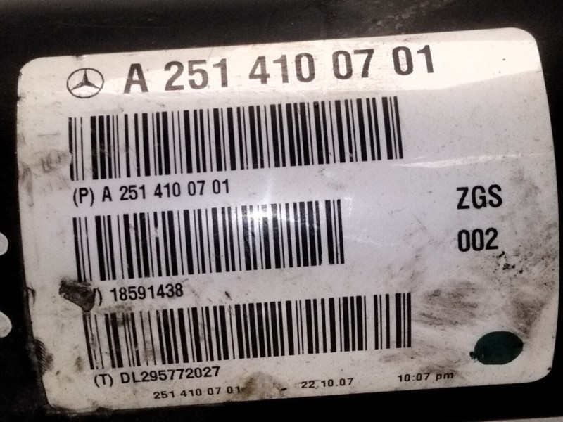 Recambio de cardan delantero para mercedes-benz clase r (w251, v251) r 320 cdi 4-matic (251.022, 251.122) referencia OEM IAM A25