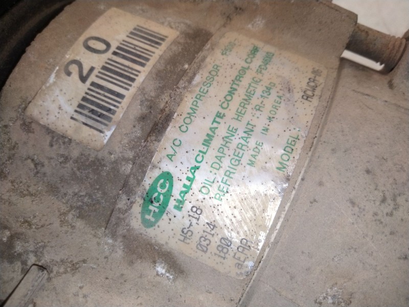 Recambio de compresor aire acondicionado para hyundai terracan (hp) 2.9 crdi 4wd referencia OEM IAM   