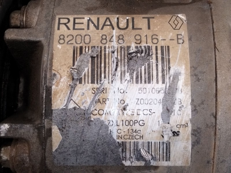 Recambio de compresor aire acondicionado para renault trafic iii furgón (fg_) 1.6 dci 115 (fgmd) referencia OEM IAM 8200848916B 