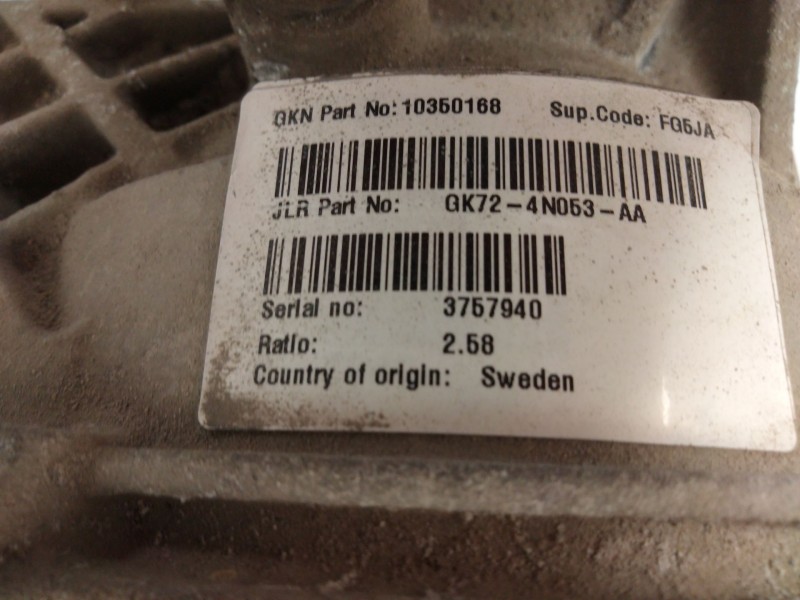Recambio de diferencial trasero para land rover discovery sport (l550) 2.0 d referencia OEM IAM GK724N053AA  