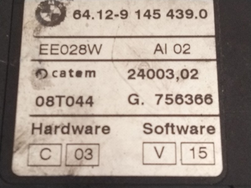 Recambio de modulo electronico para bmw x3 (e83) 3.0 sd referencia OEM IAM 91454390  