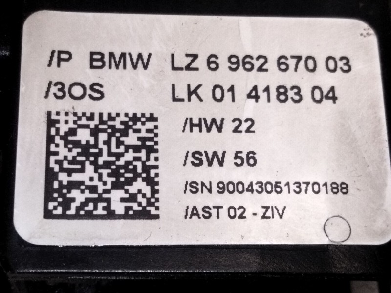 Recambio de anillo airbag para bmw 3 (e90) 320 d referencia OEM IAM 6962670  