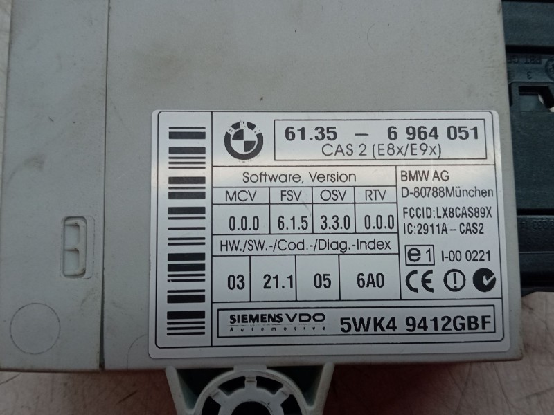 Recambio de modulo electronico para bmw 3 (e90) 320 d referencia OEM IAM 6964051  