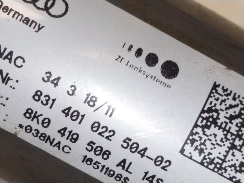 Recambio de columna direccion para audi a5 (8t3) 2.0 tdi referencia OEM IAM 8K9419506  