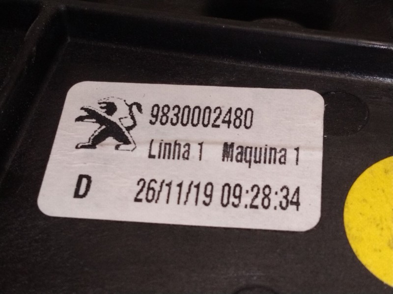 Recambio de elevalunas trasero derecho para peugeot 2008 i (cu_) 1.2 thp 130 / puretech 130 referencia OEM IAM 9830002480  