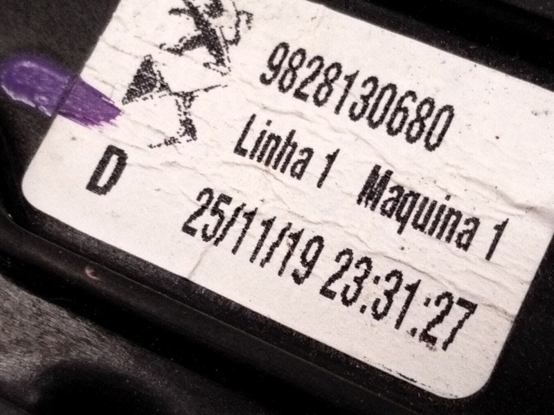 Recambio de elevalunas delantero derecho para peugeot 2008 i (cu_) 1.2 thp 130 / puretech 130 referencia OEM IAM 9828130680  