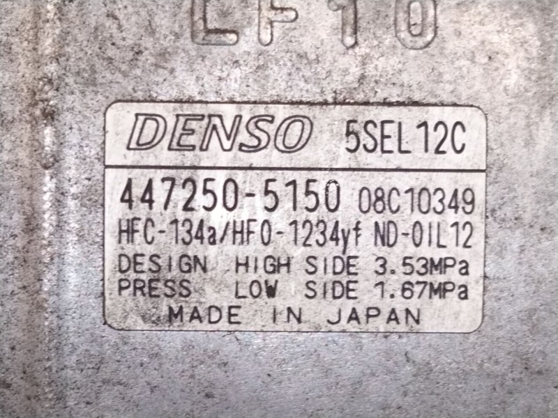Recambio de compresor aire acondicionado para peugeot 2008 i (cu_) 1.2 thp 130 / puretech 130 referencia OEM IAM 9828684880  