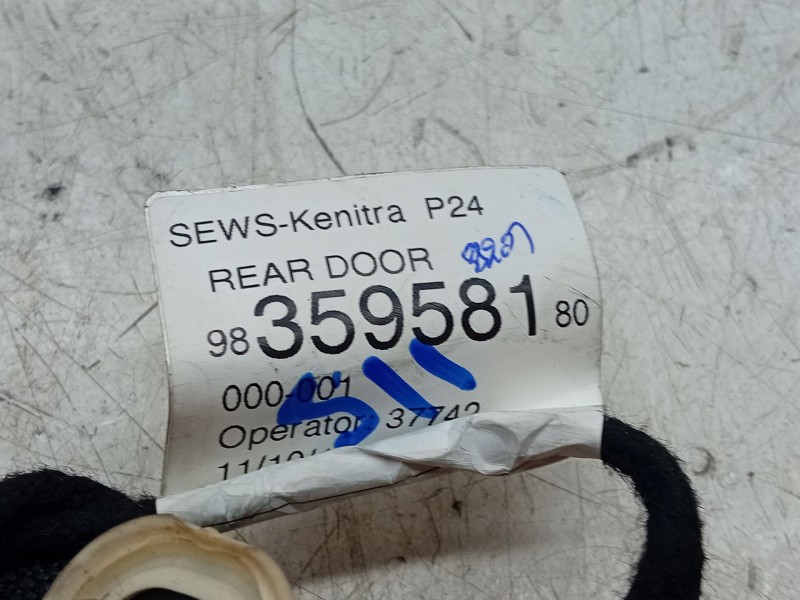 Recambio de instalacion puerta trasera izquierda para peugeot 2008 i (cu_) 1.2 thp 130 / puretech 130 referencia OEM IAM 9835958