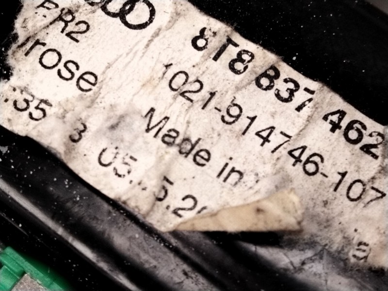 Recambio de elevalunas delantero derecho para audi a5 (8t3) 2.0 tdi referencia OEM IAM 8T8837462  