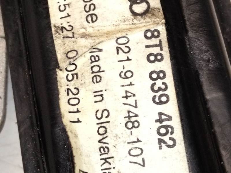 Recambio de elevalunas trasero derecho para audi a5 (8t3) 2.0 tdi referencia OEM IAM 8T8839462  