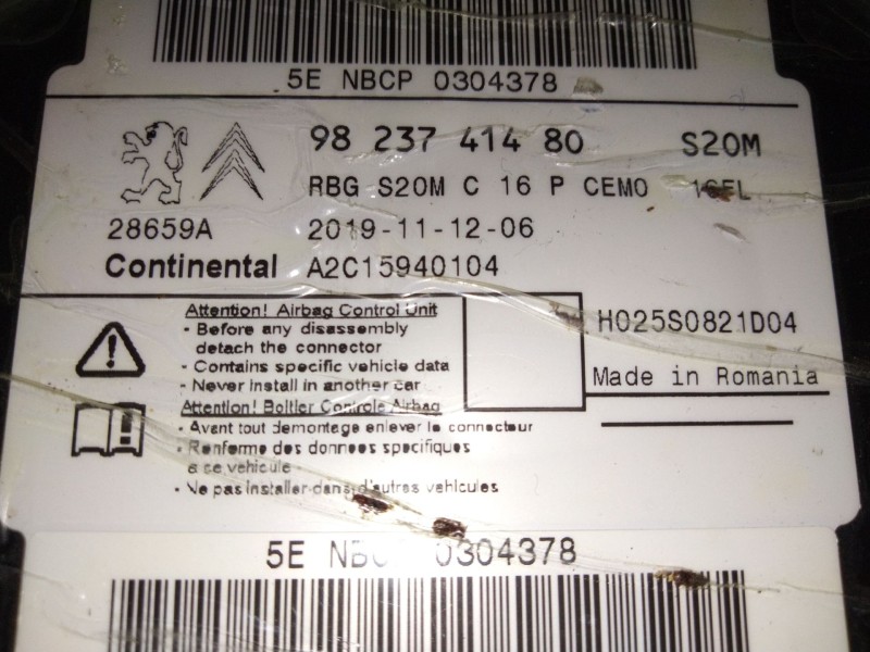 Recambio de kit airbag para peugeot 2008 i (cu_) 1.2 thp 130 / puretech 130 referencia OEM IAM   