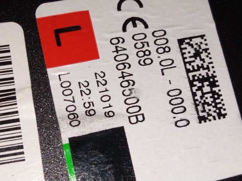 Recambio de kit airbag para peugeot 2008 i (cu_) 1.2 thp 130 / puretech 130 referencia OEM IAM   