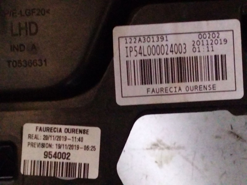 Recambio de kit airbag para peugeot 2008 i (cu_) 1.2 thp 130 / puretech 130 referencia OEM IAM   