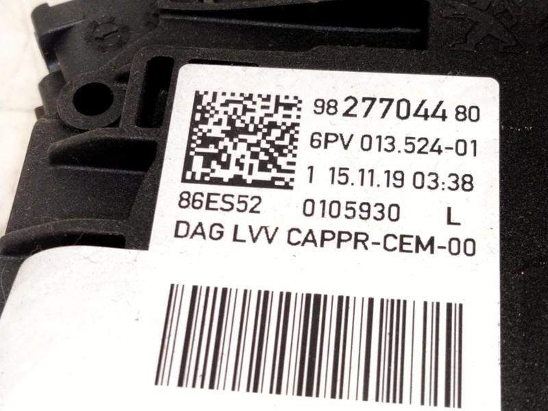 Recambio de pedal acelerador para peugeot 2008 i (cu_) 1.2 thp 130 / puretech 130 referencia OEM IAM 9827704480  