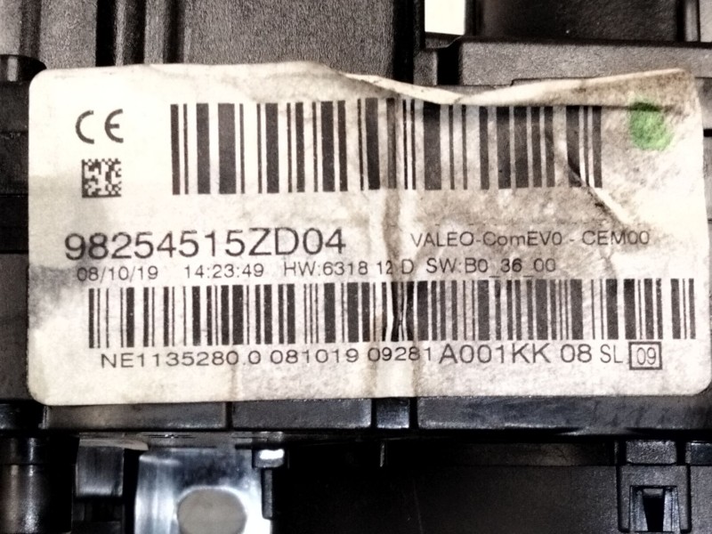 Recambio de anillo airbag para peugeot 2008 i (cu_) 1.2 thp 130 / puretech 130 referencia OEM IAM 98254515  