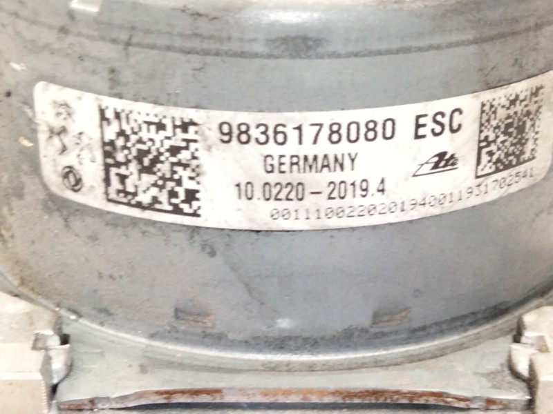 Recambio de abs para peugeot 2008 i (cu_) 1.2 thp 130 / puretech 130 referencia OEM IAM 9836178080  