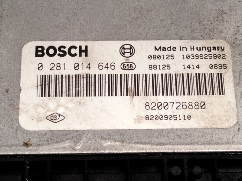 Recambio de centralita motor uce para renault laguna iii (bt0/1) 2.0 dci (bt07, bt0j, bt14, bt1a, bt1s) referencia OEM IAM 82007