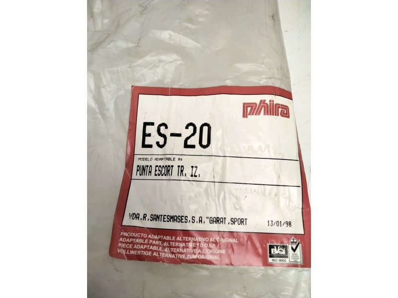 Recambio de puntera paragolpes trasera izquierda para ford escort vi (gal, aal, abl) 1.8 d referencia OEM IAM ES-20  ZZ03573