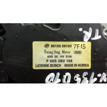 Recambio de motor limpia trasero para ssangyong kyron 2.0 referencia OEM IAM 8615009100  