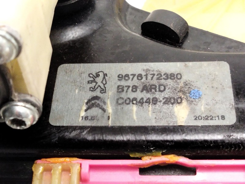 Recambio de elevalunas trasero derecho para citroën c4 picasso ii 2.0 bluehdi 150 referencia OEM IAM 9676172380  