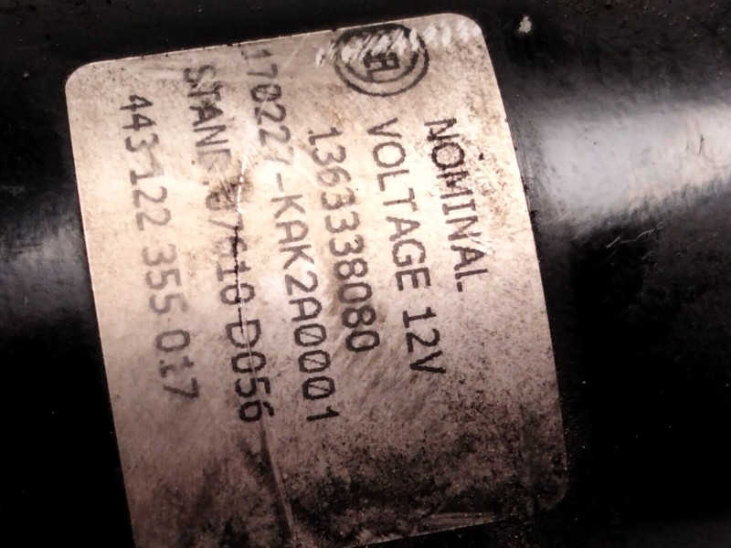 Recambio de motor limpia delantero para peugeot boxer furgón 2.0 bluehdi 130 referencia OEM IAM 1363338080  