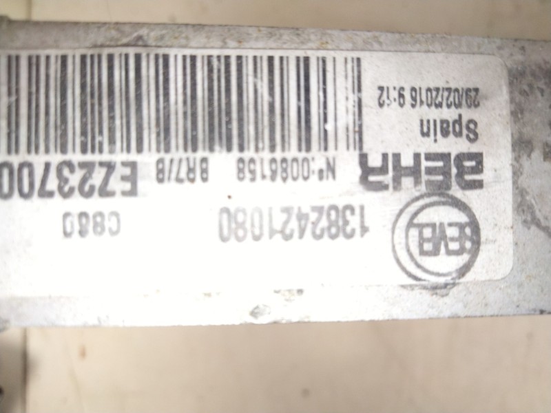 Recambio de radiador agua para peugeot boxer furgón 2.0 bluehdi 130 referencia OEM IAM   