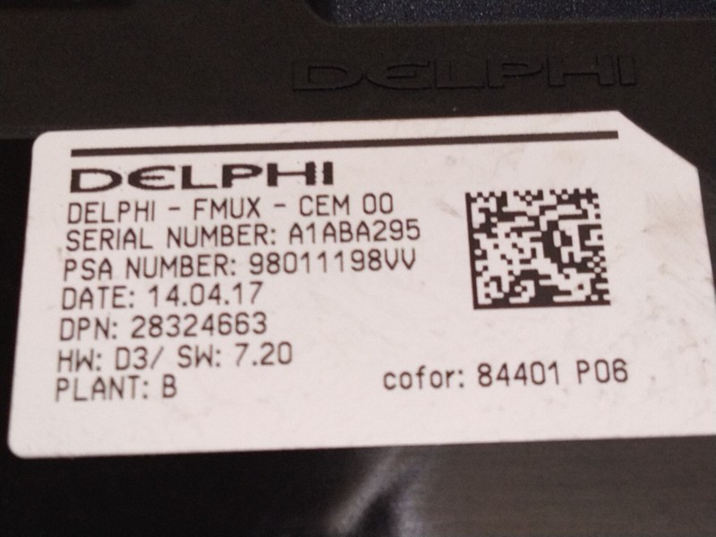 Recambio de mando multifuncion para citroën c4 picasso ii 2.0 bluehdi 150 referencia OEM IAM 98011198  