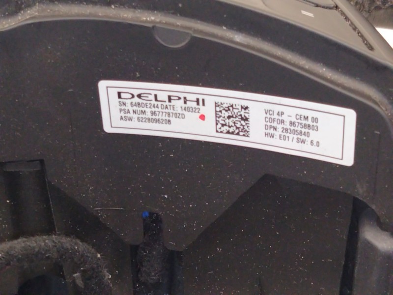 Recambio de volante para citroën c4 picasso ii 2.0 bluehdi 150 referencia OEM IAM 96777870  