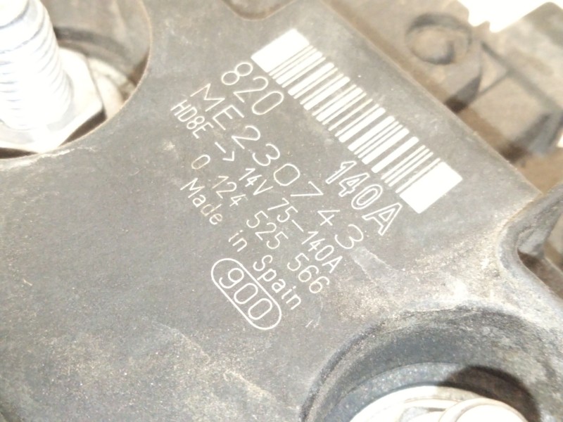 Recambio de alternador para fuso (mitsubishi) canter 7c15 eco hybrid referencia OEM IAM ME230743  