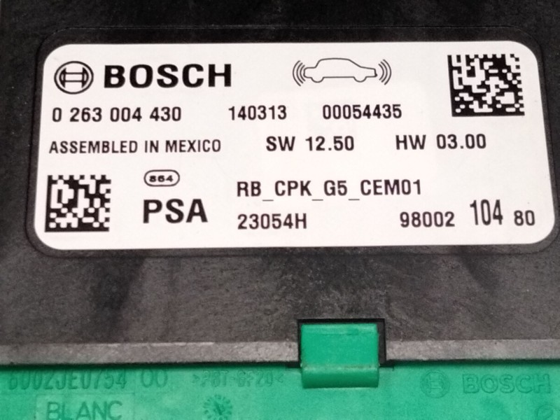 Recambio de modulo electronico para citroën c4 picasso ii 2.0 bluehdi 150 referencia OEM IAM 9800210480  