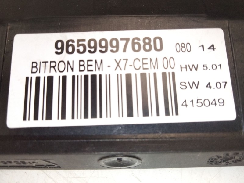 Recambio de modulo electronico para citroën c4 picasso ii 2.0 bluehdi 150 referencia OEM IAM 9659997680  