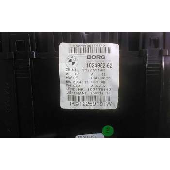 Recambio de cuadro instrumentos para bmw serie 1 berlina (e81/e87) 118d referencia OEM IAM 912259101  