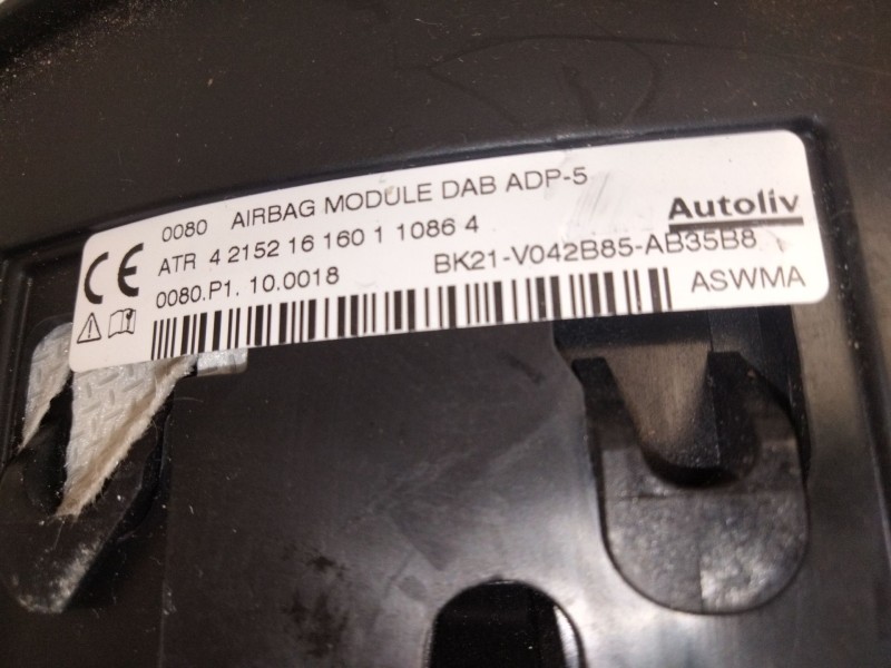 Recambio de airbag delantero izquierdo para ford transit custom v362 furgón (fy, fz) 2.0 ecoblue referencia OEM IAM BK21V04B85  