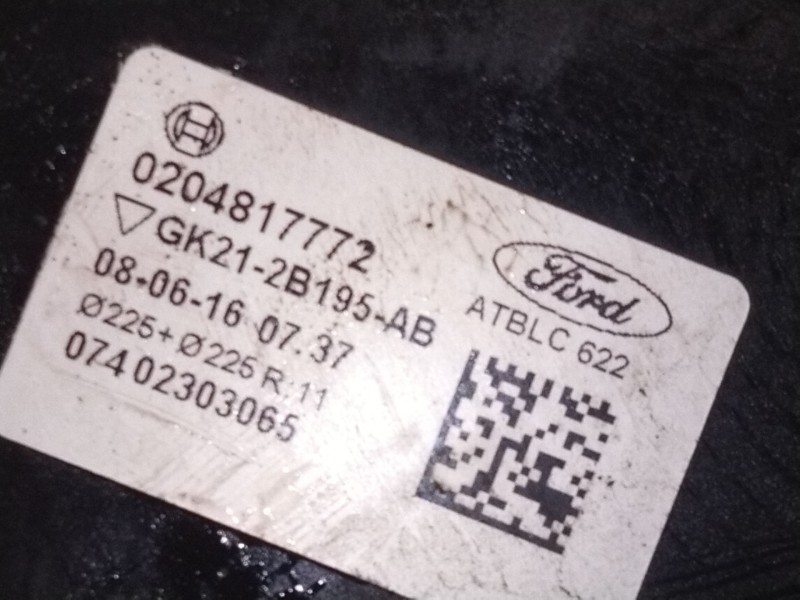 Recambio de servofreno para ford transit custom v362 furgón (fy, fz) 2.0 ecoblue referencia OEM IAM GK212B195 0204817772 
