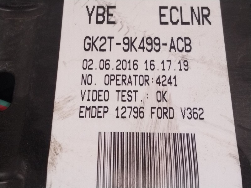 Recambio de caja reles para ford transit custom v362 furgón (fy, fz) 2.0 ecoblue referencia OEM IAM   