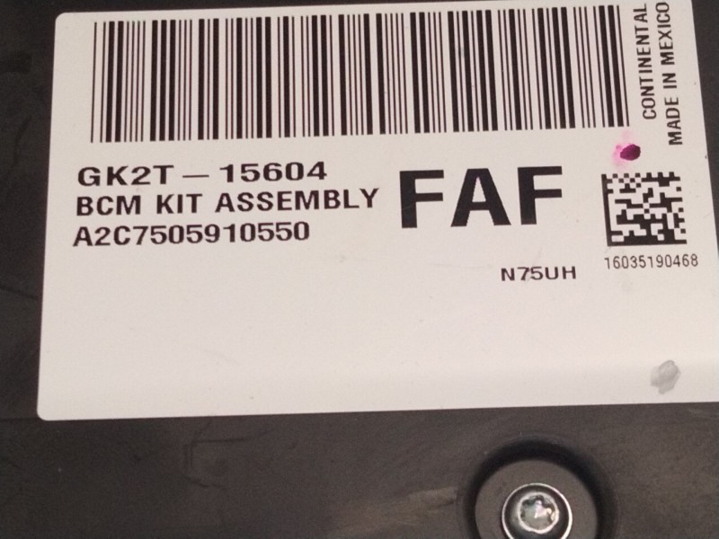 Recambio de caja fusibles para ford transit custom v362 furgón (fy, fz) 2.0 ecoblue referencia OEM IAM GK2T15604  