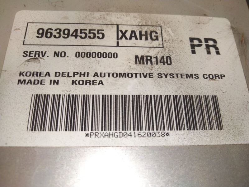 Recambio de centralita motor uce para daewoo tacuma (u100) 2.0 referencia OEM IAM 96394555  
