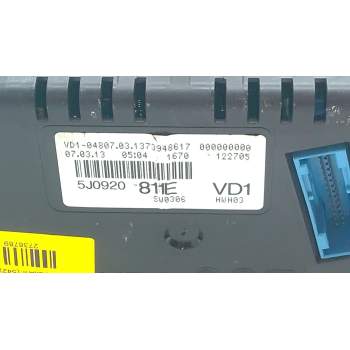 Recambio de cuadro instrumentos para skoda fabia ii (542) 1.2 12v referencia OEM IAM 5J0920811E  