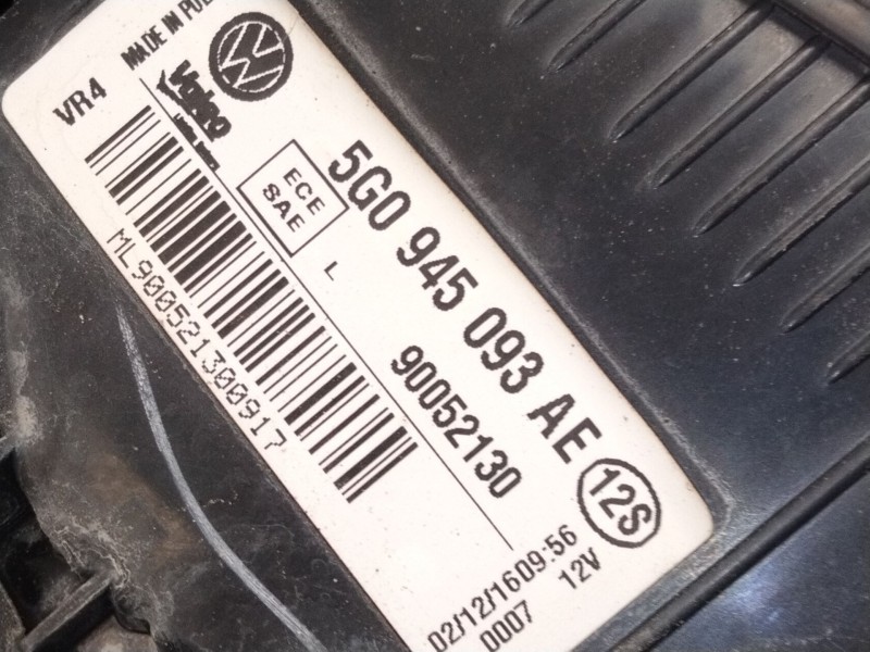 Recambio de piloto trasero izquierdo porton para volkswagen golf vii (5g1, bq1, be1, be2) 2.0 tdi referencia OEM IAM 5G0945093  