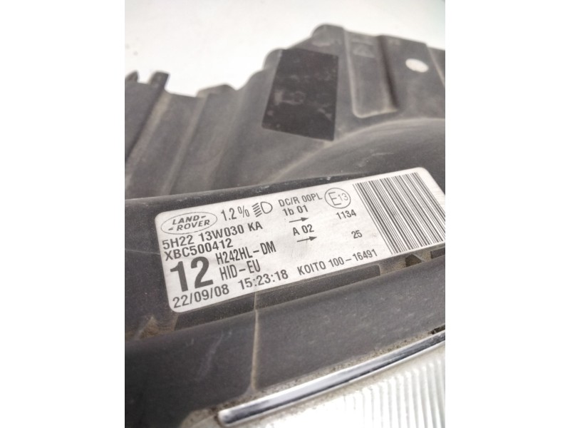 Recambio de faro izquierdo para land rover discovery referencia OEM IAM XBC500412 PORTOLES 