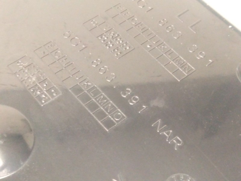 Recambio de guantera superior central para volkswagen golf vii (5g1, bq1, be1, be2) 2.0 tdi referencia OEM IAM 5G1863391  