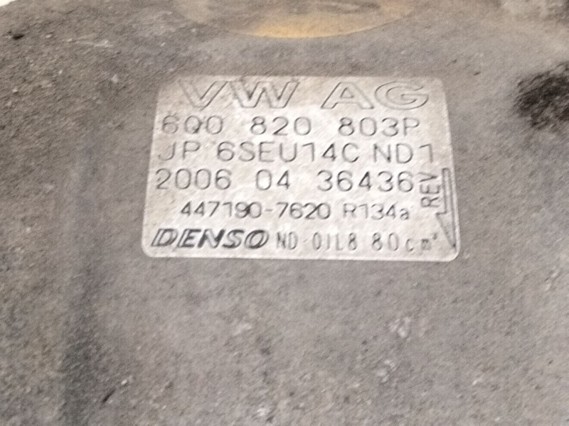 Recambio de compresor aire acondicionado para seat ibiza iii (6l1) 1.9 tdi referencia OEM IAM 6Q0820803  