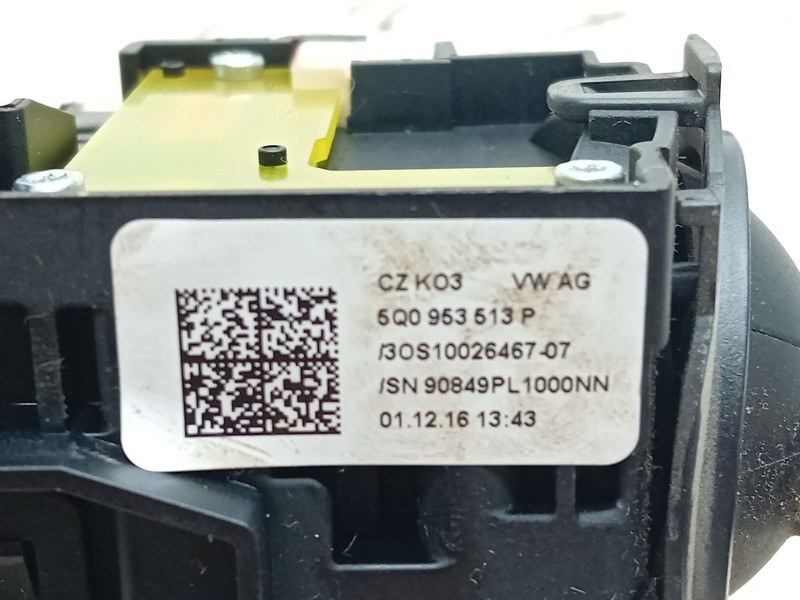 Recambio de mando intermitentes para volkswagen golf vii (5g1, bq1, be1, be2) 2.0 tdi referencia OEM IAM 5Q0953513P  