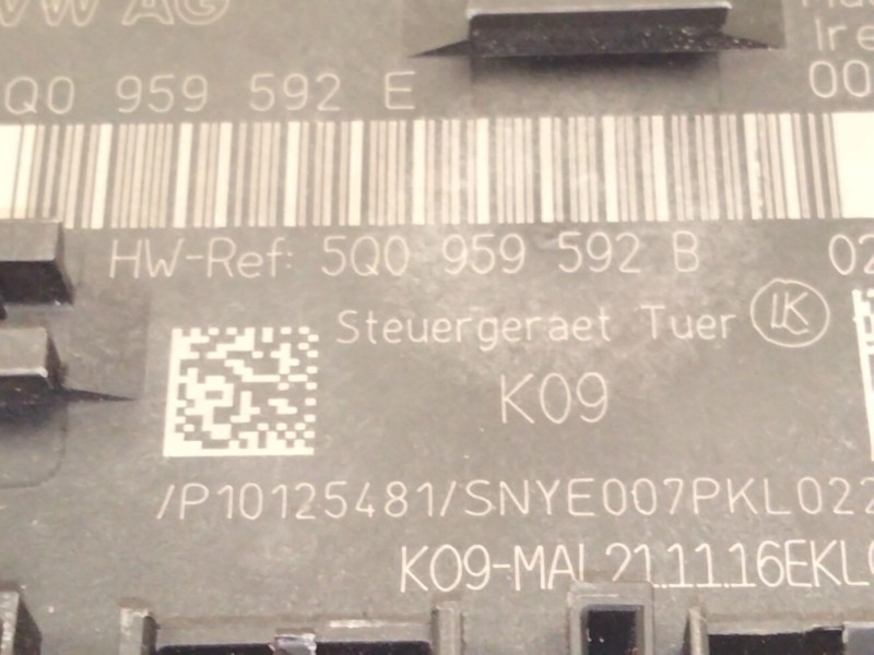 Recambio de modulo electronico para volkswagen golf vii (5g1, bq1, be1, be2) 2.0 tdi referencia OEM IAM 5Q0959592  