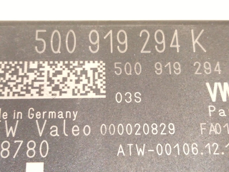 Recambio de modulo electronico para volkswagen golf vii (5g1, bq1, be1, be2) 2.0 tdi referencia OEM IAM 5Q0919294  