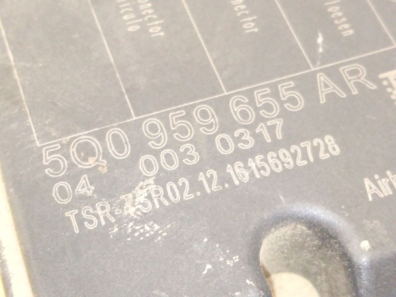 Recambio de centralita airbag para volkswagen golf vii (5g1, bq1, be1, be2) 2.0 tdi referencia OEM IAM 5Q0959655  