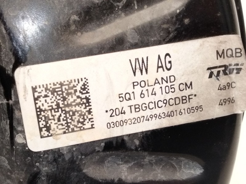Recambio de servofreno para volkswagen golf vii (5g1, bq1, be1, be2) 2.0 tdi referencia OEM IAM 5Q1614105  