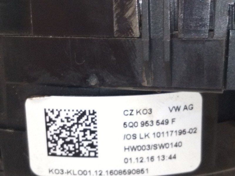 Recambio de anillo airbag para volkswagen golf vii (5g1, bq1, be1, be2) 2.0 tdi referencia OEM IAM 5Q0953549  